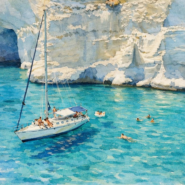 Boat Tour In Greece 🐠