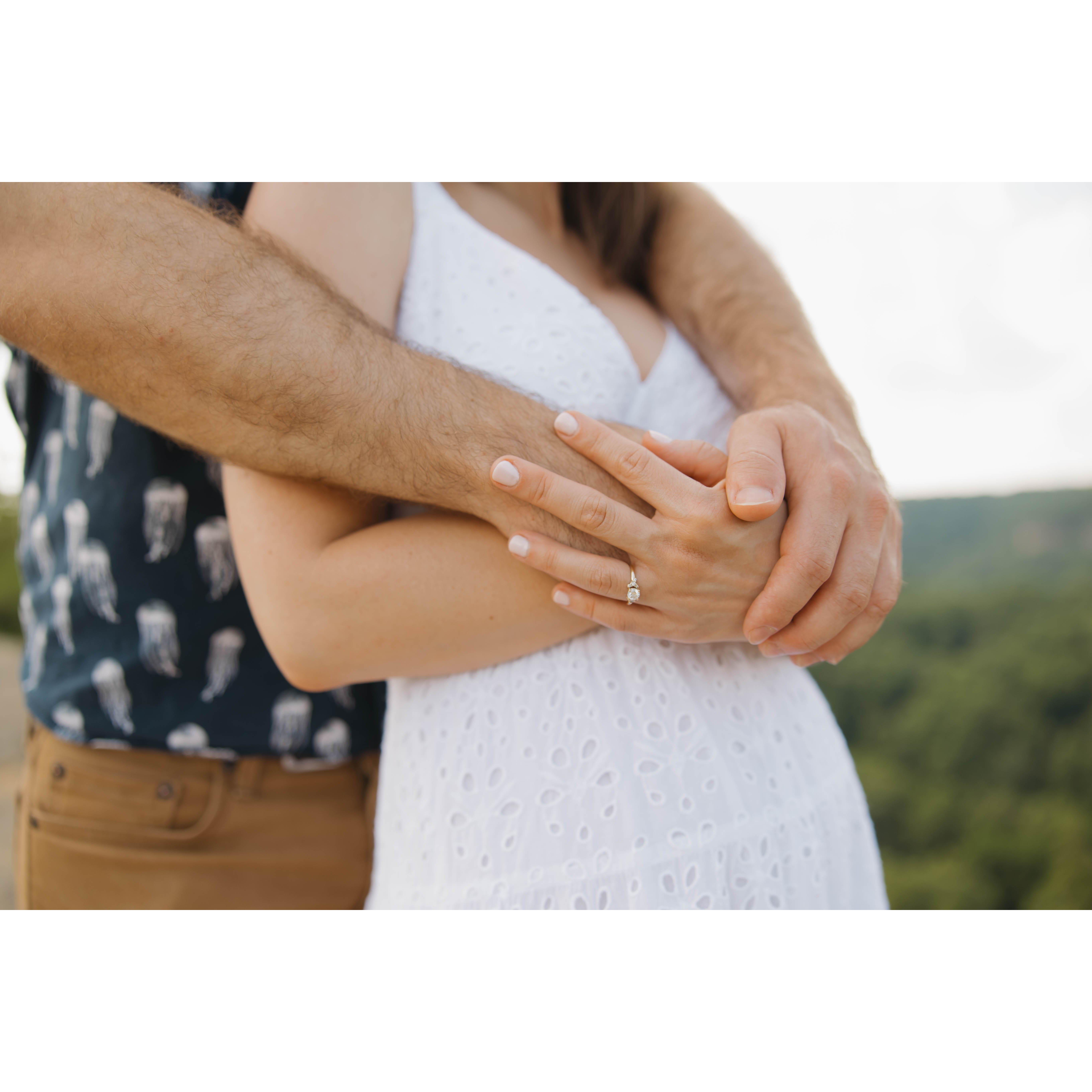 Engagement Photos - Close up of ring
