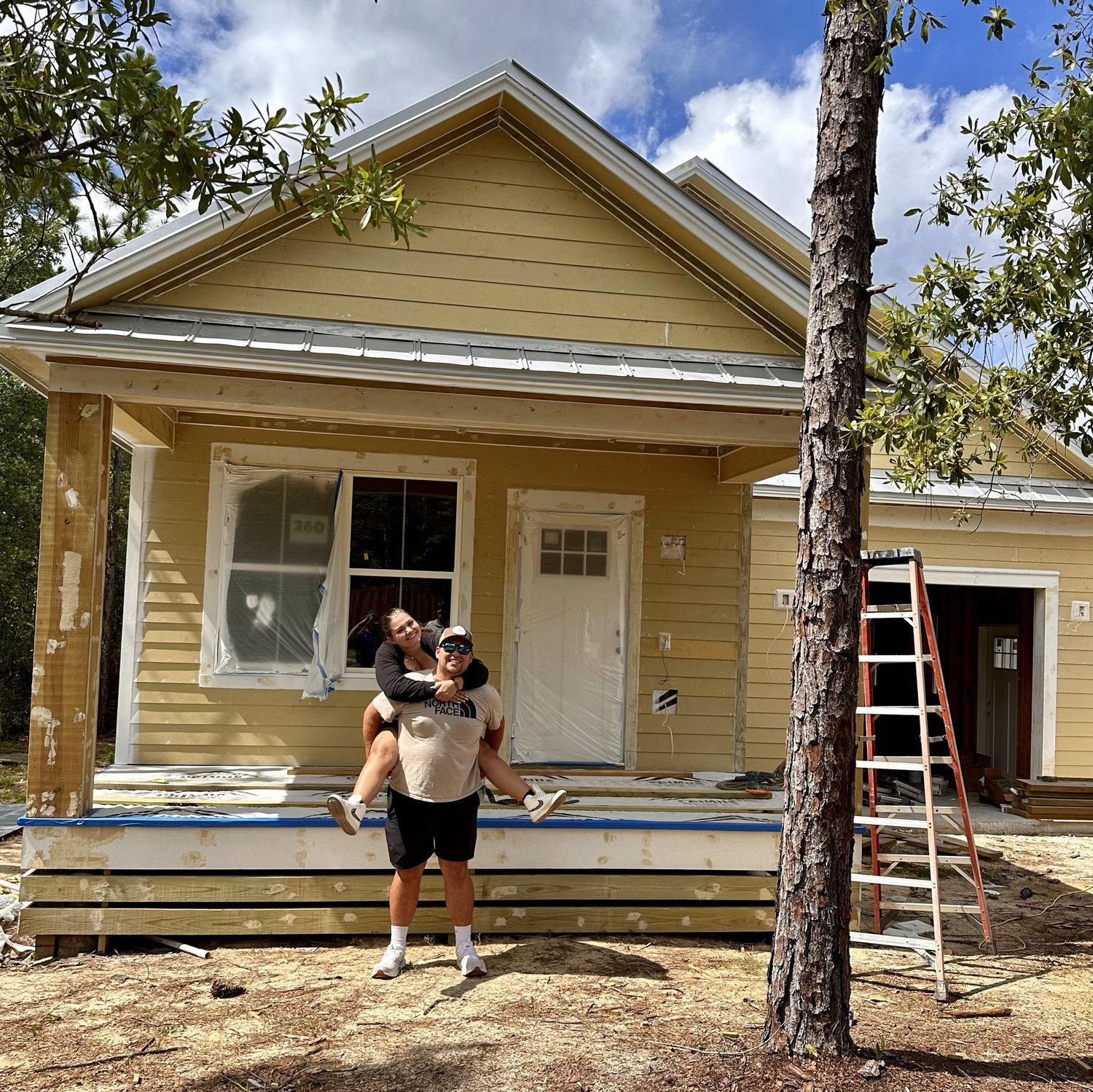 The day we selected our house color