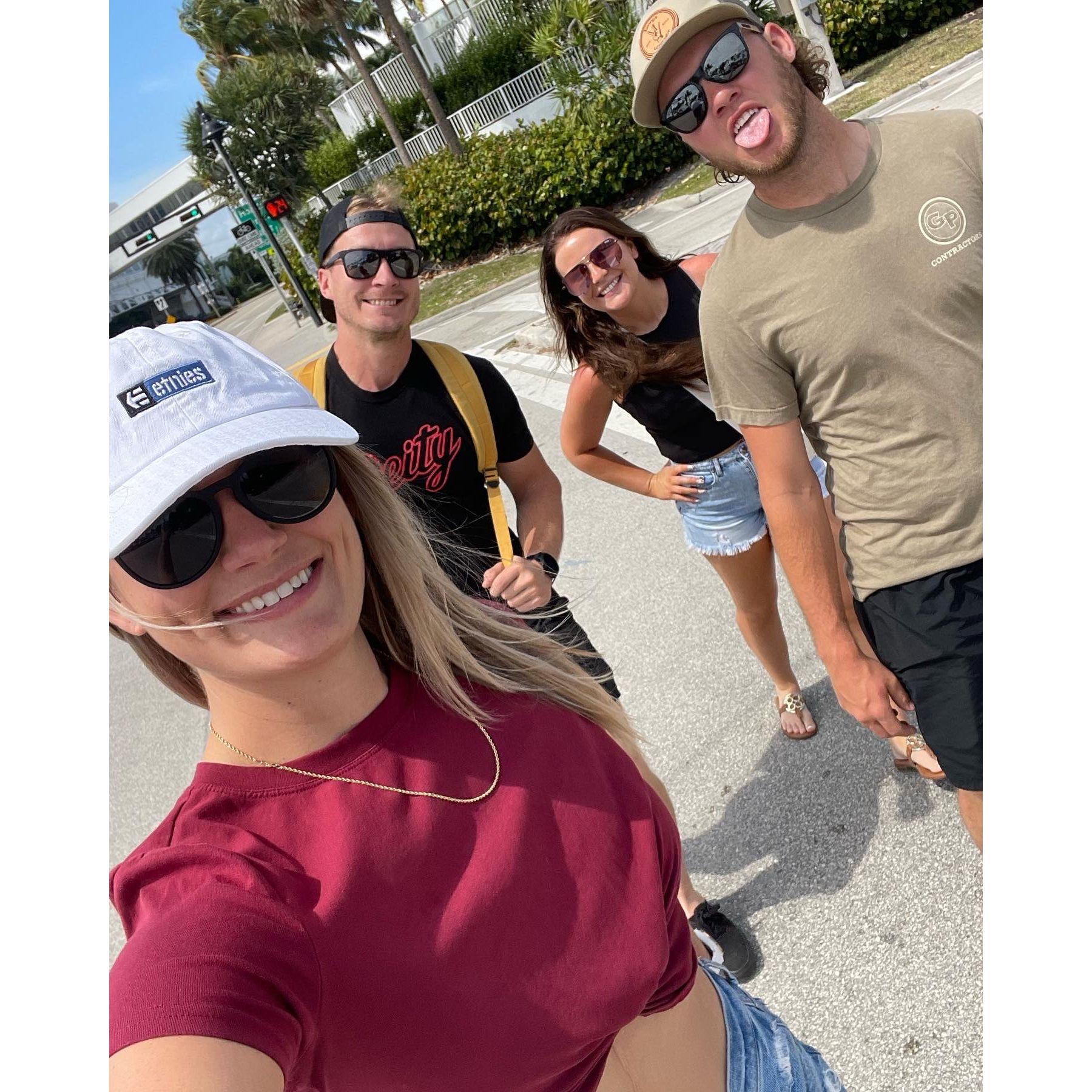 Jarrod, Madison, Ashlyn, and Austin in Ft. Lauderdale, Fl.