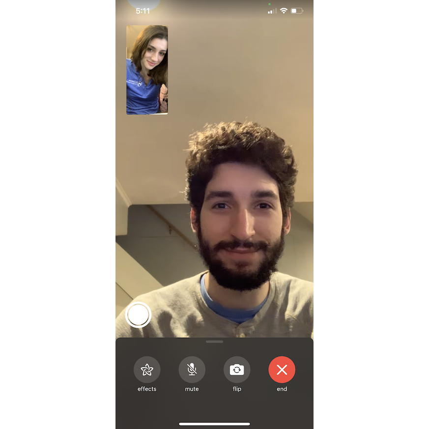 FaceTiming with some Fortnite over Christmas break :')
