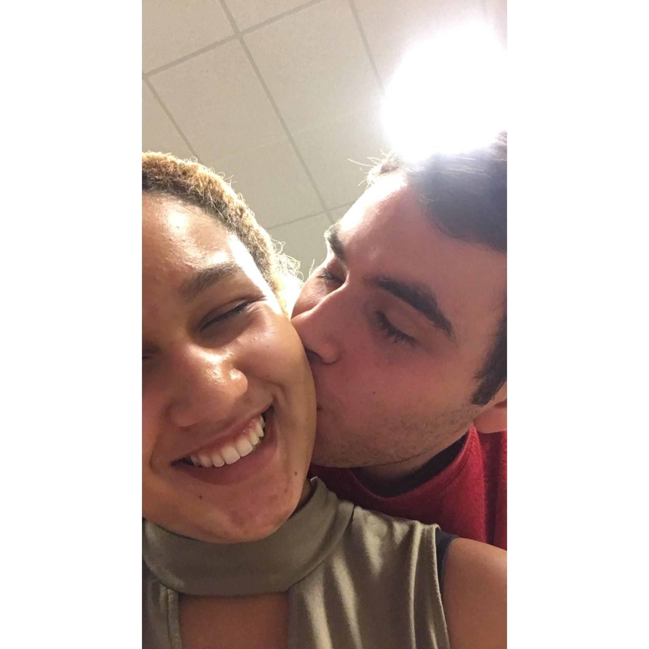 OMG super cute picture that I totally didn't stage!!(This was completely staged)