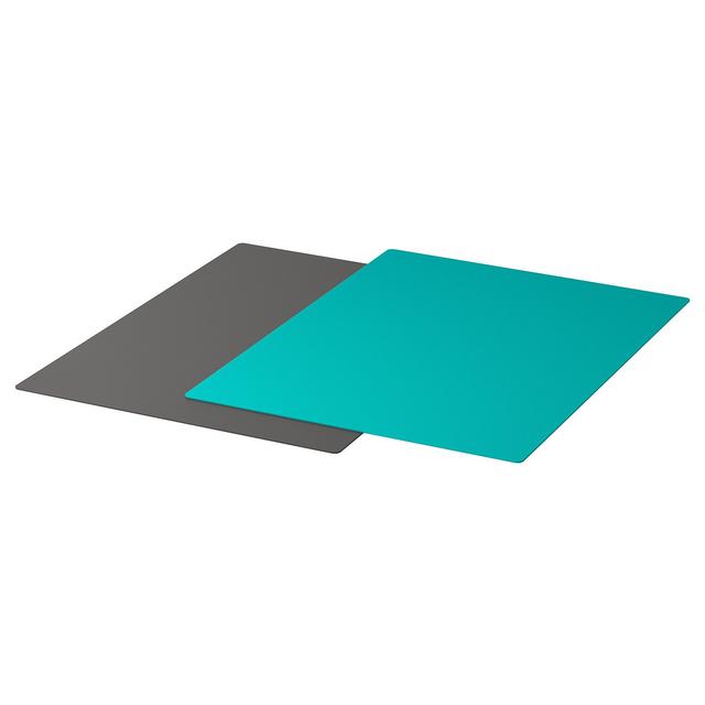 FINFÖRDELA Flexible chopping board, dark gray/dark turquoise11x14 ¼ "