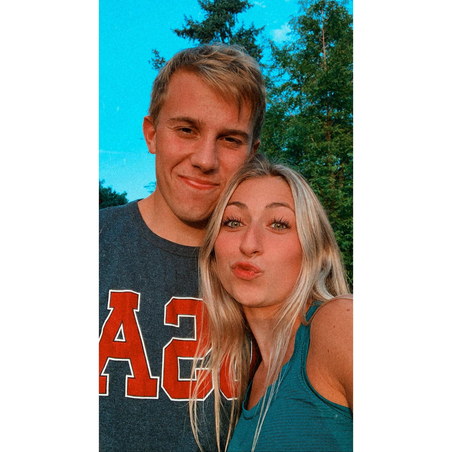 September 3, 2020: LOTS of UK visits and sunset walks together :)