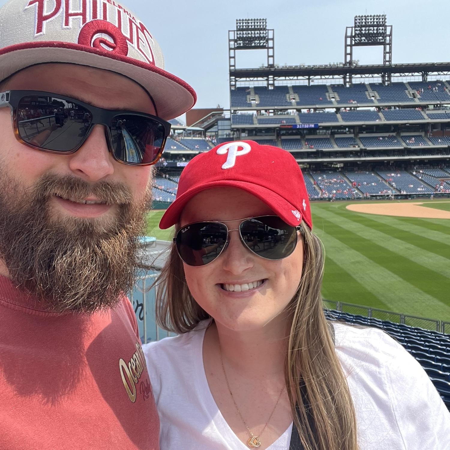 Phillies game for Brandon’s 25th birthday!