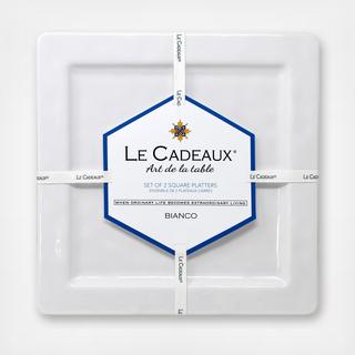 Bianco Melamine Serving Platter, Set of 2