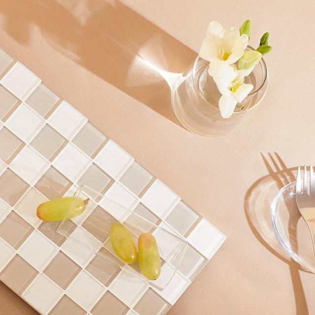 Glass Tile Decorative Tray | Placemats | Table Decors | Tabletop | Housewarming Gift | Jewelry Display | Food Display | Birthday's Gift 2