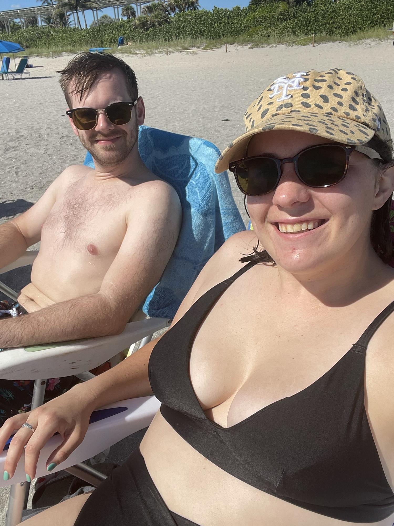On the beach in Florida!