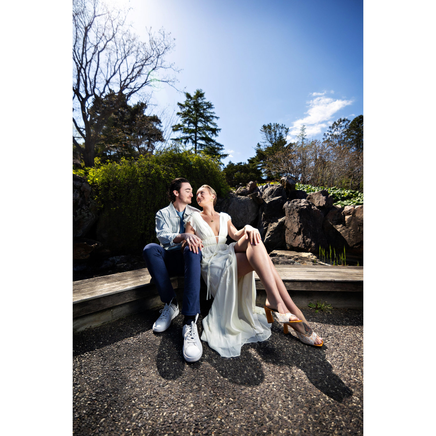 Engagement Photoshoot at Botanic Gardens