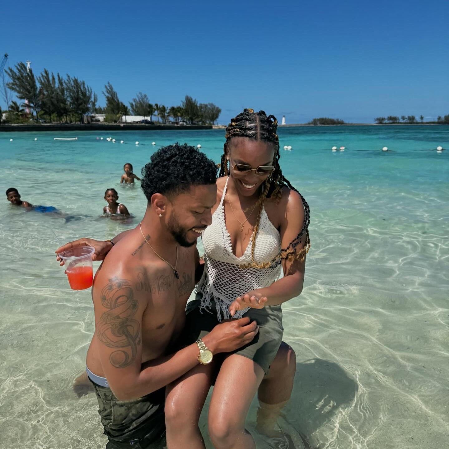 We got engaged in the Bahamas while on a family trip! 04/20/2024 ❤️