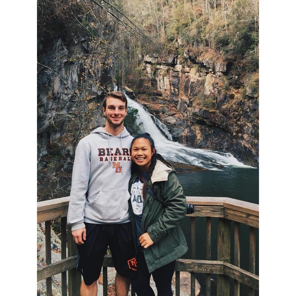 Jaya's first time visiting Austin's hometown! At one of Jaya's favorite places to hike | 2017
