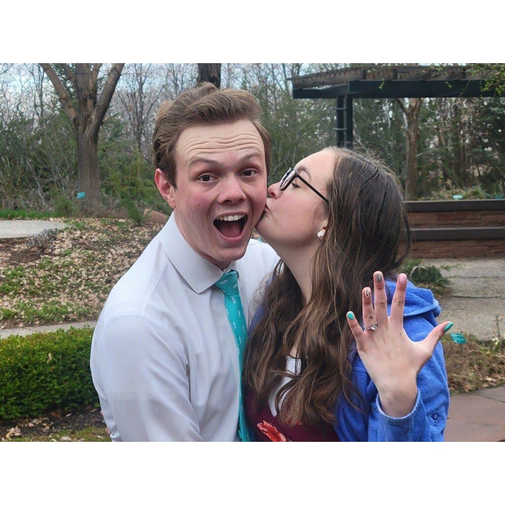 Did you know we got fake engaged? We did!