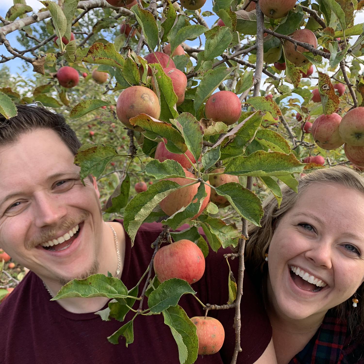 Apple picking (and eating)!