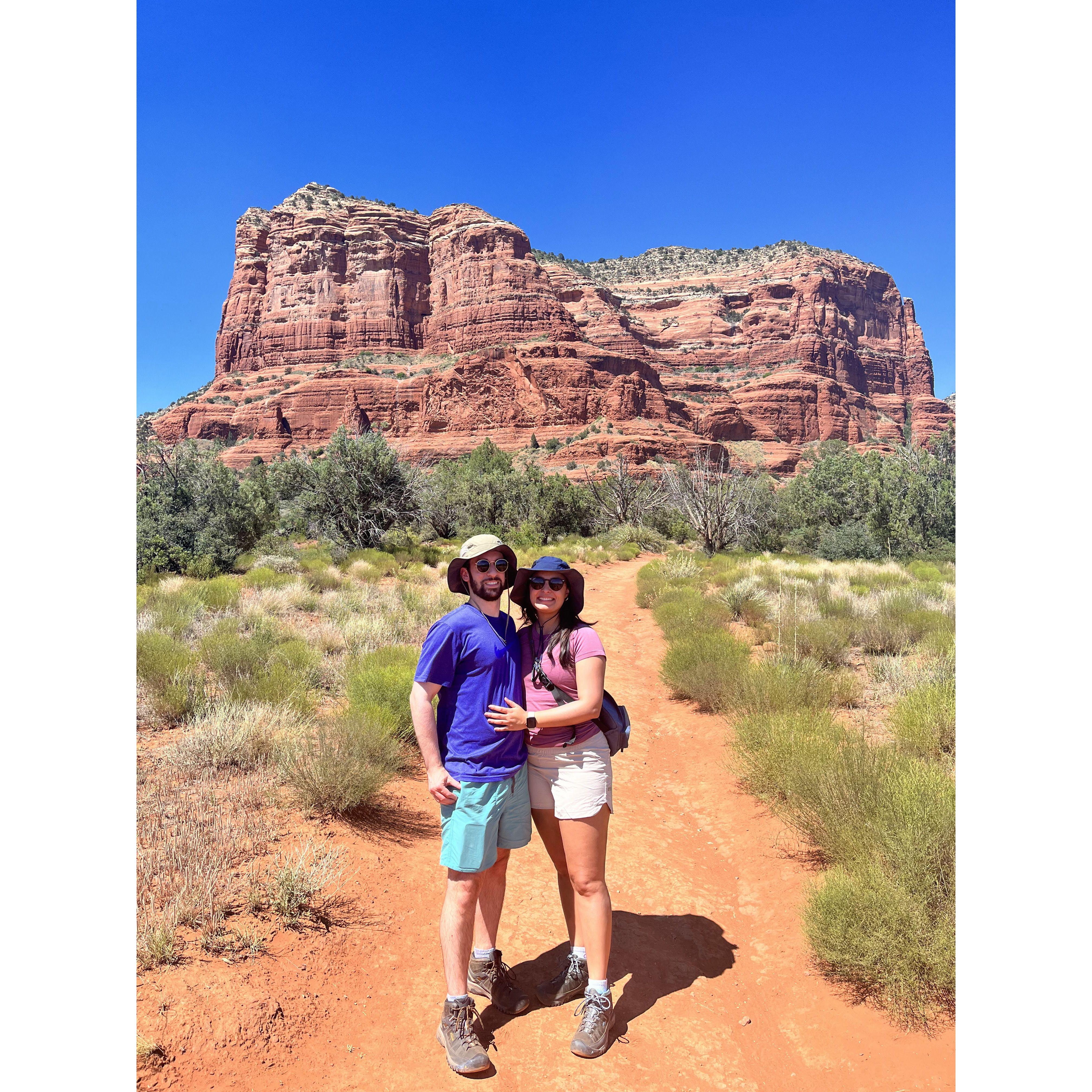 Trip to Arizona for Carter Harris's birthday. Hiked the Grand Canyon and saw many beautiful views such as this one!