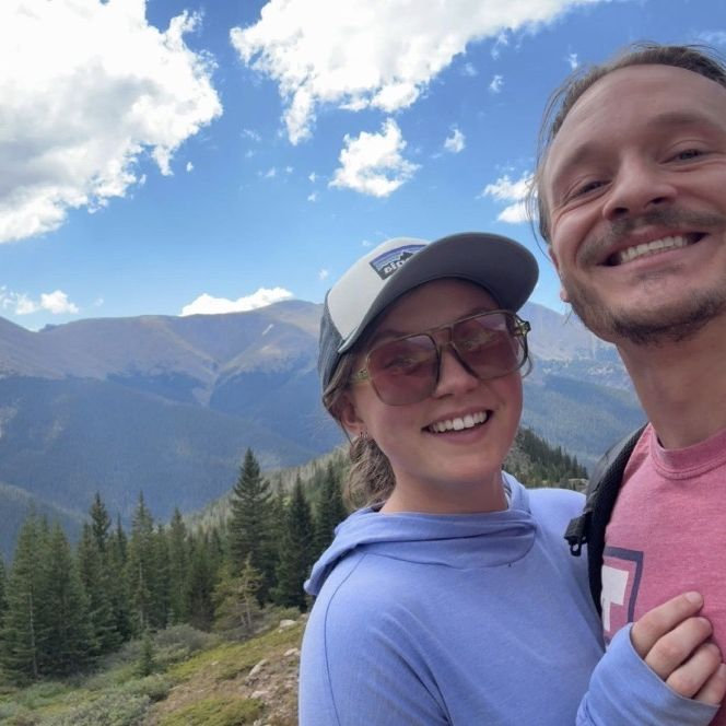 One of our many hikes together