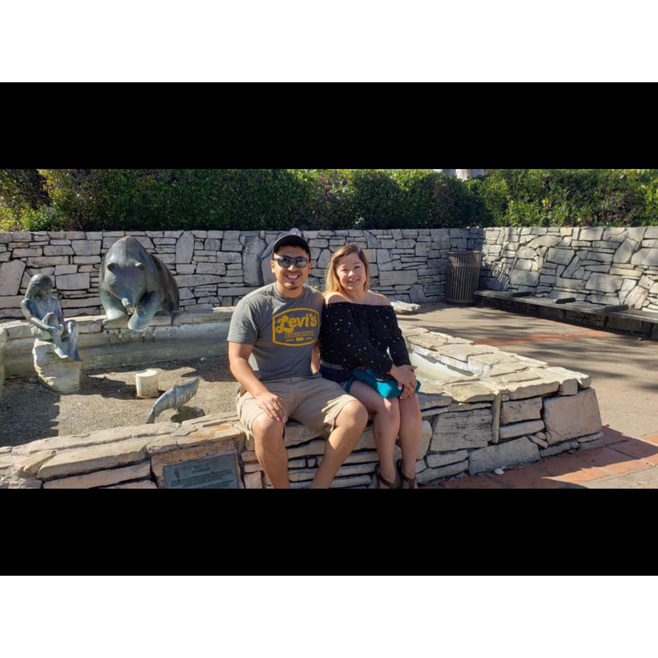 Exploring downtown SLO together for the first time