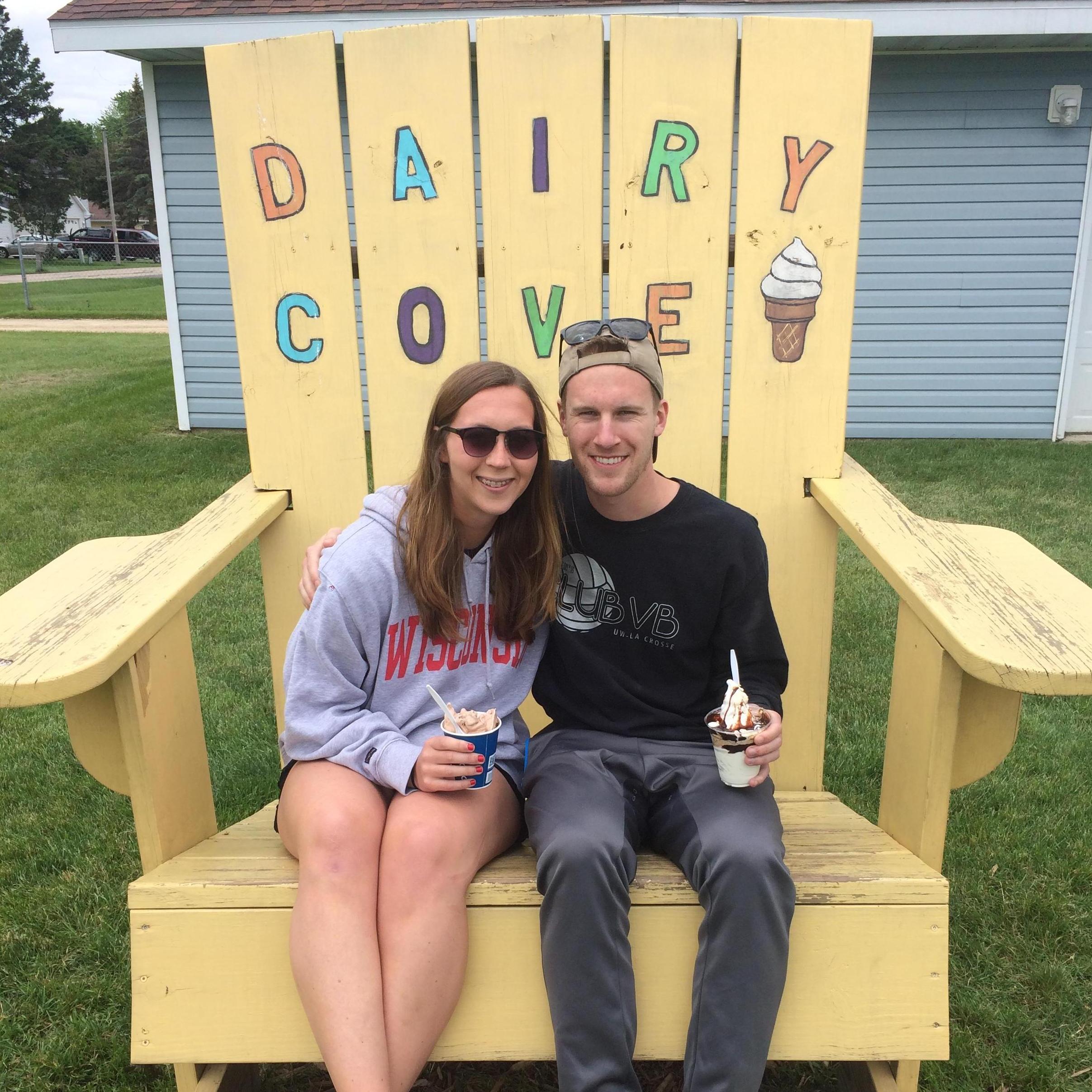 One of our many Dairy Cove icecream stops on the way home from the cottage