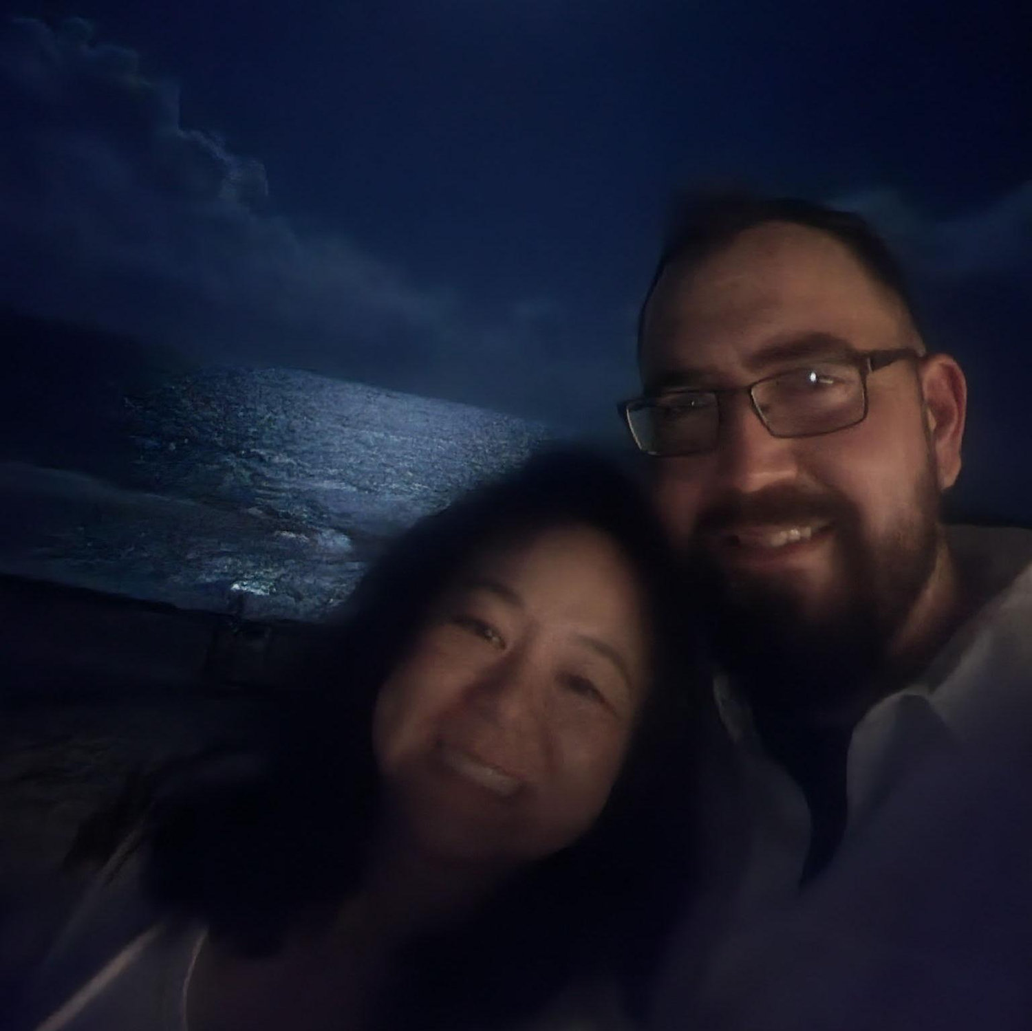 Midnight stroll by the beach May 2024