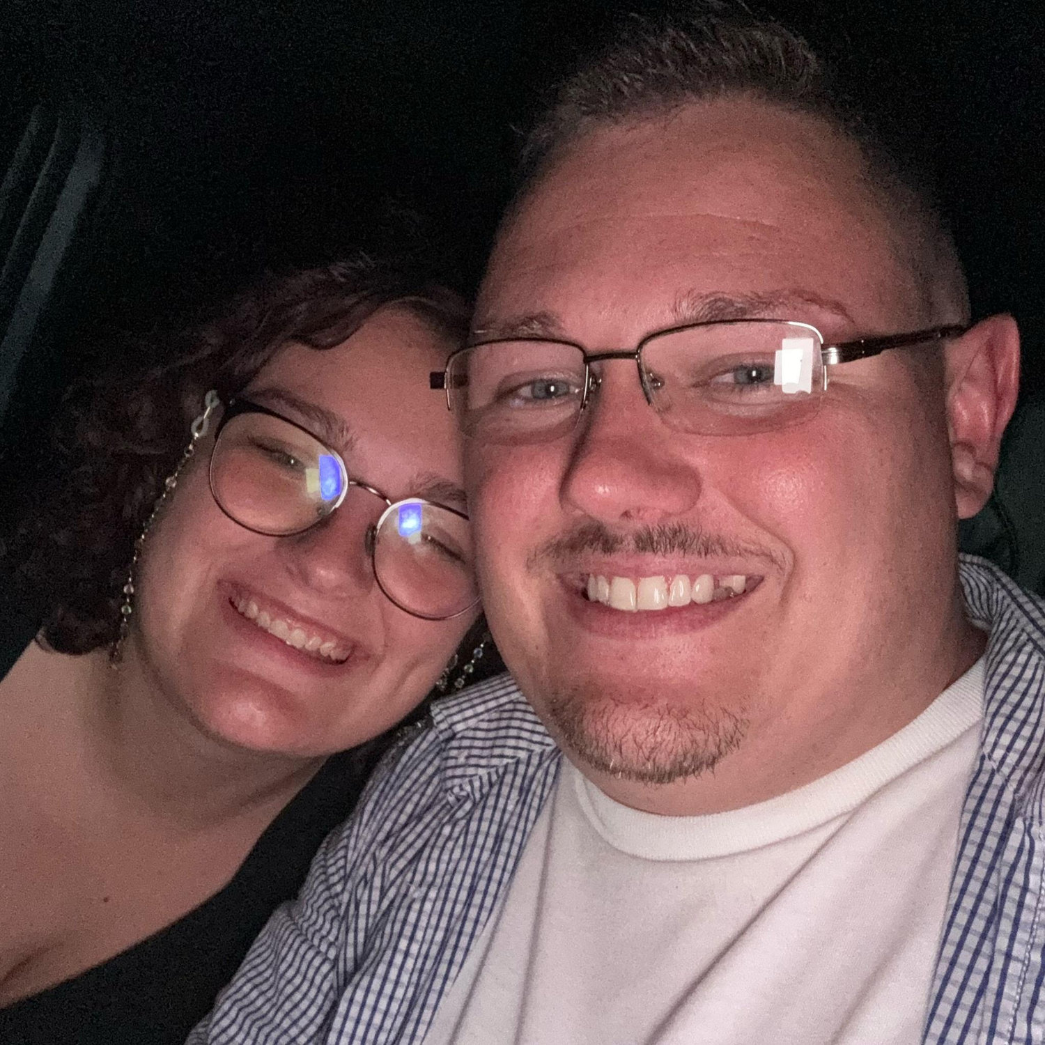 Our first date.
