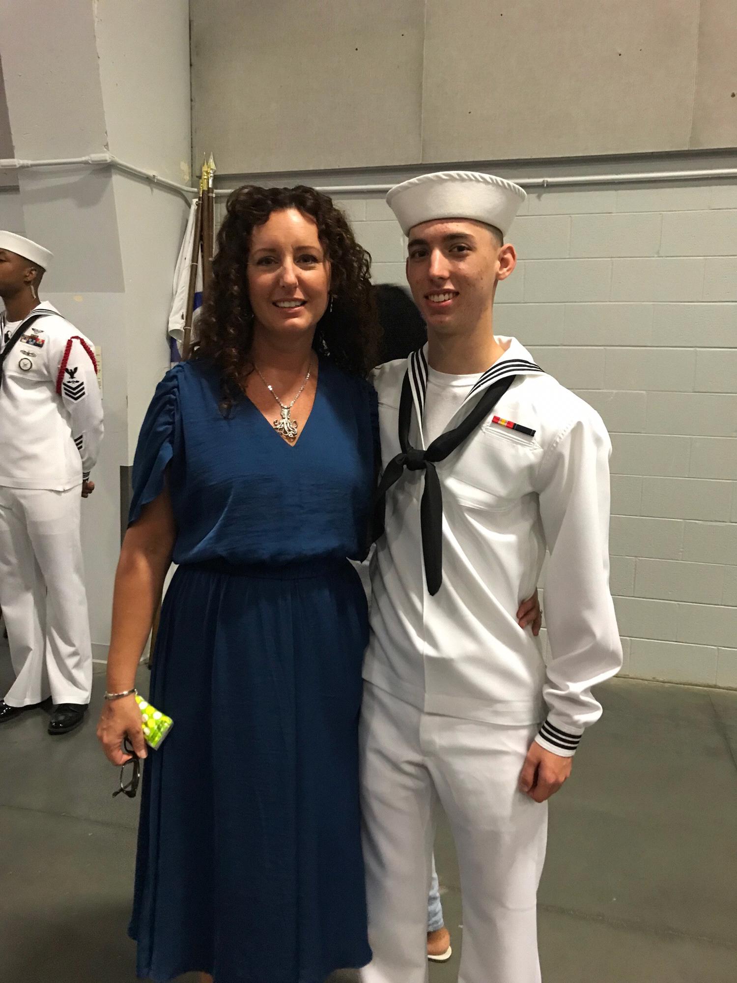 Proud mom of USN HM John “Will” McKinney