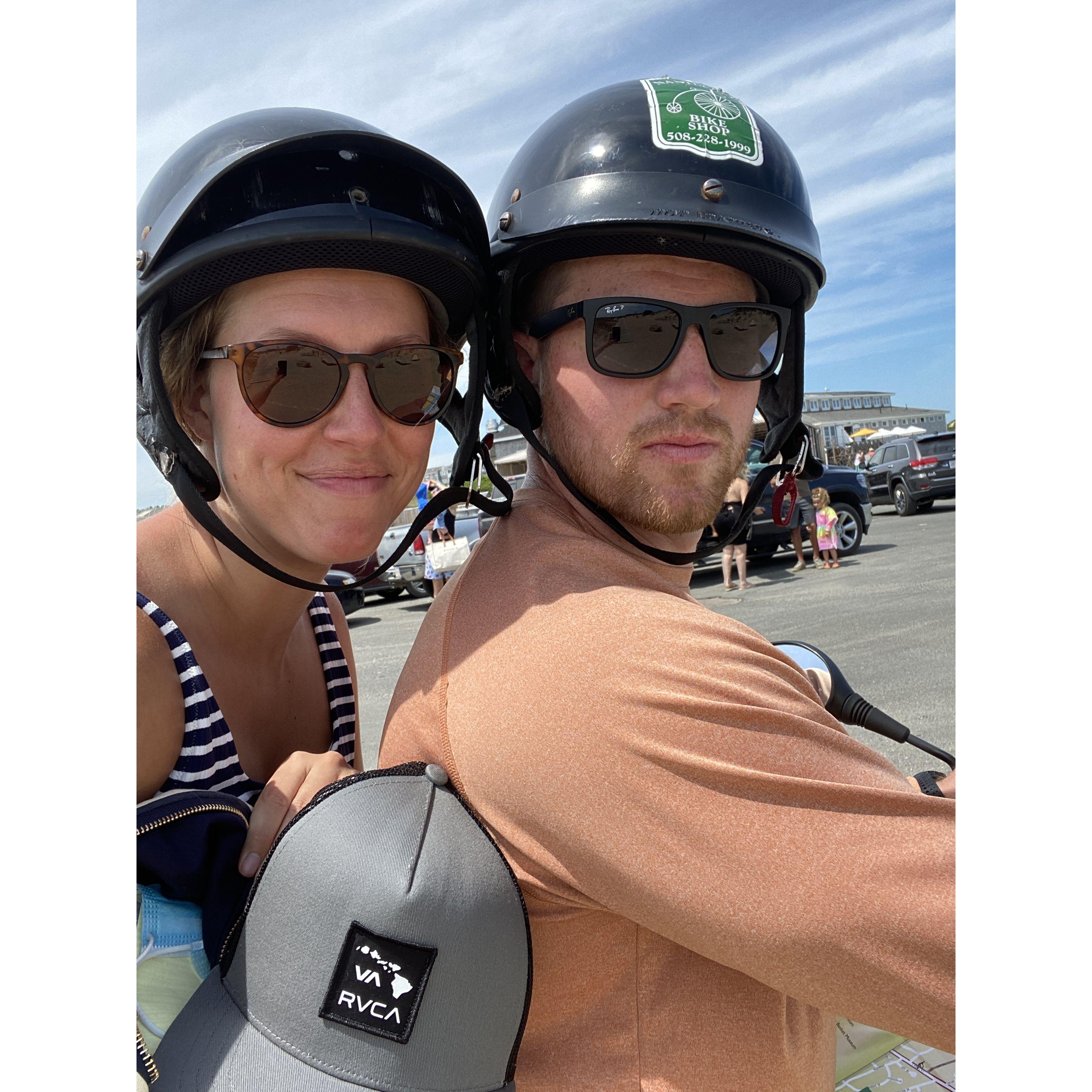 our first and last vespa ride