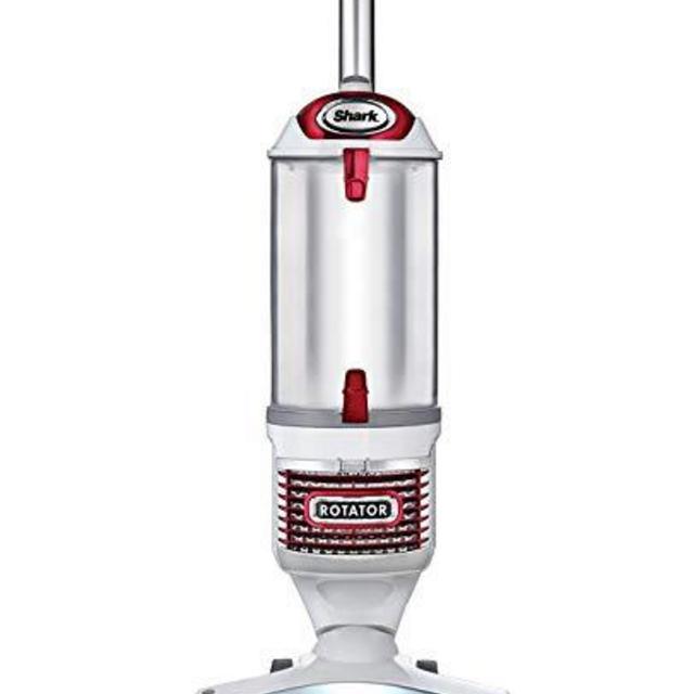 Shark Rotator Professional Upright Corded Bagless Vacuum for Carpet and Hard Floor with Lift-Away Hand Vacuum and Anti-Allergy Seal (NV501), Red
