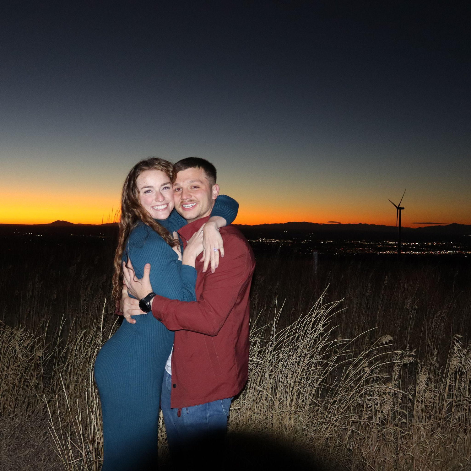 And we're engaged!