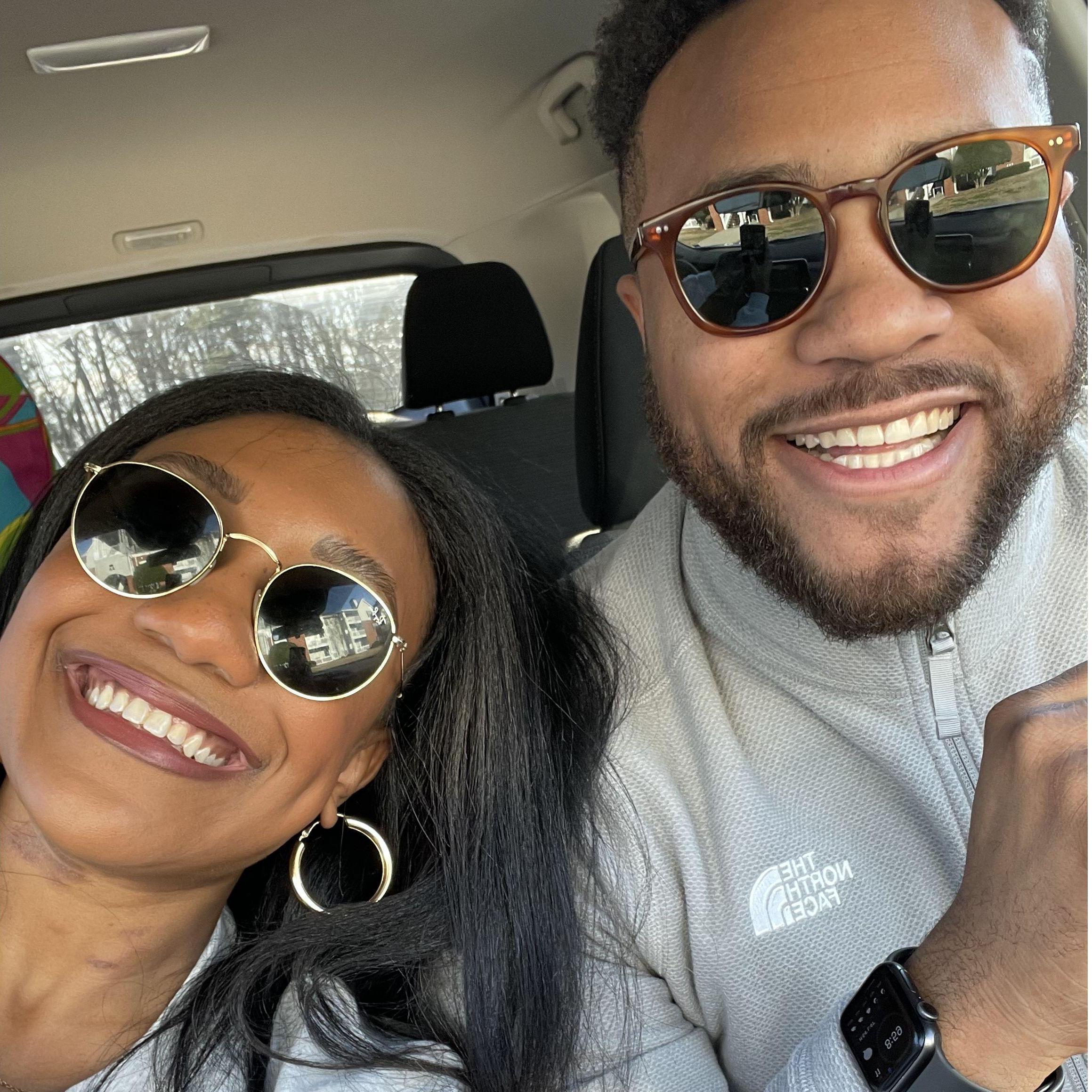 Quick selfie before traveling to Nashville for Valentine's Day weekend