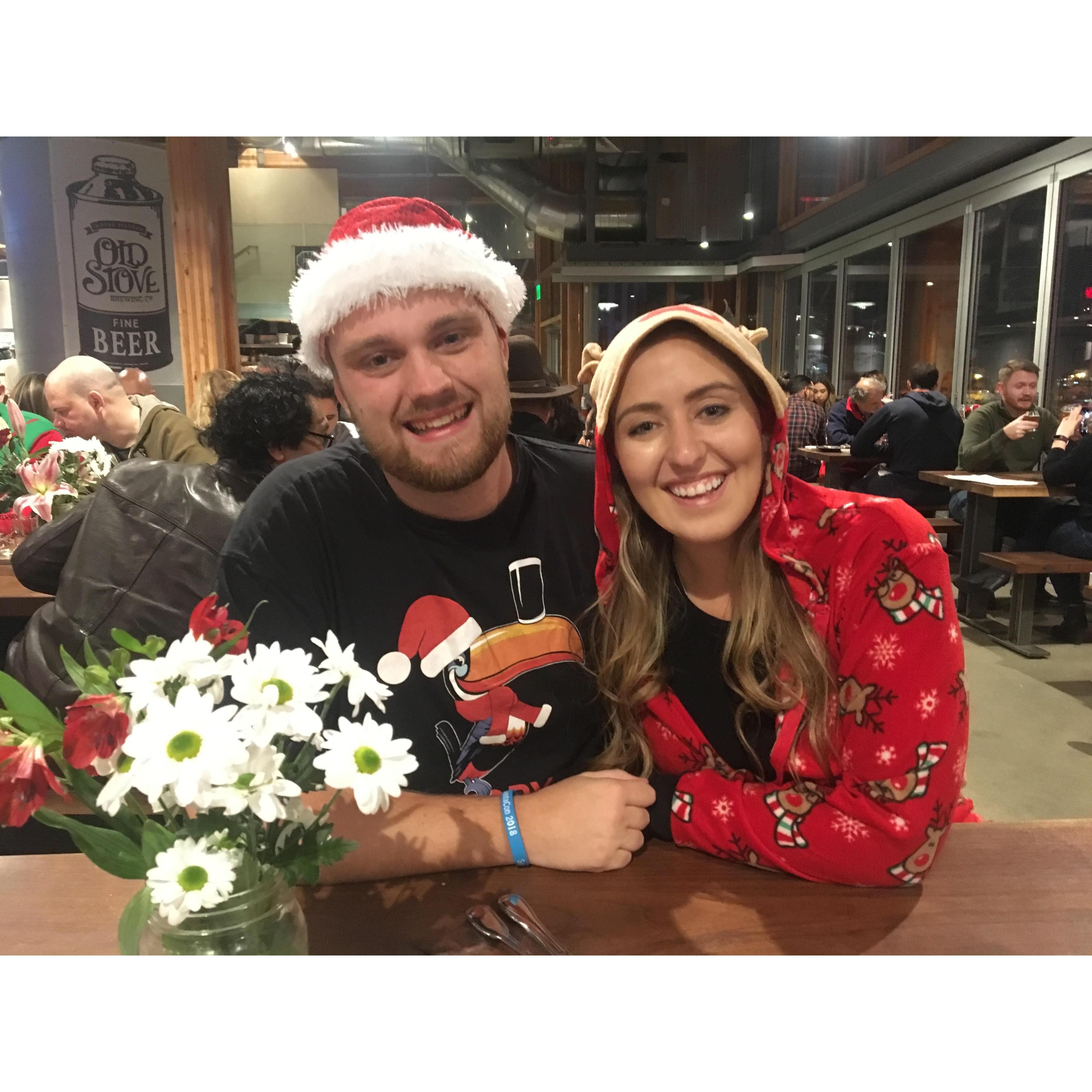 Christmas Bar Crawl in Seattle, 2017