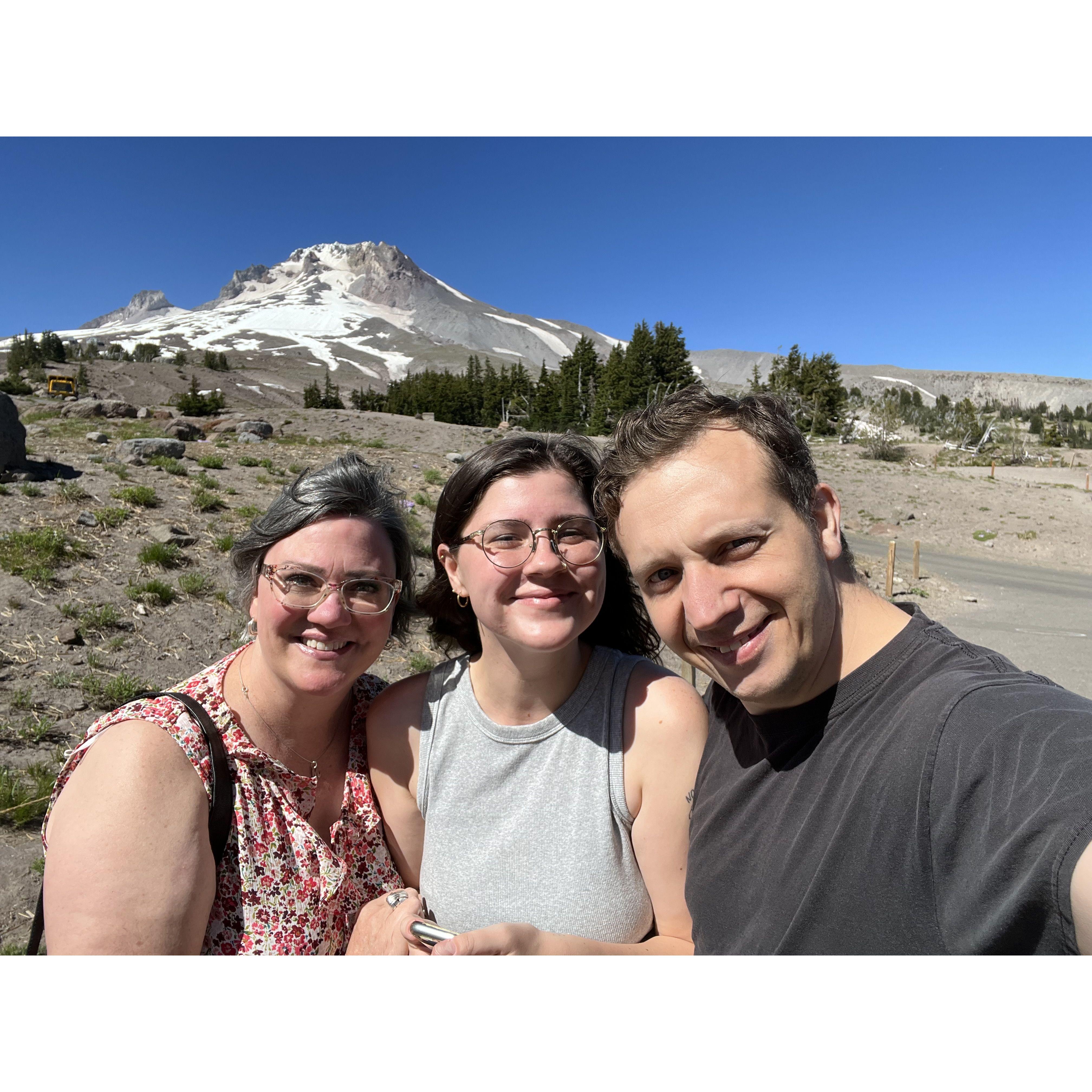Mt. Hood with Miriam, Olivia's Mom.