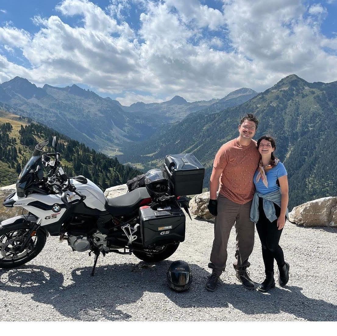 stunning views on our motorcycle tour through Spain, Portugal and France