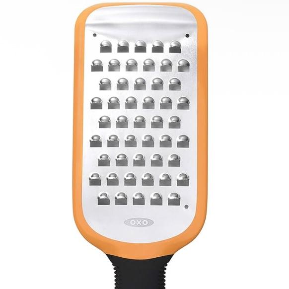 OXO Good Grips Etched Coarse Grater, Orange