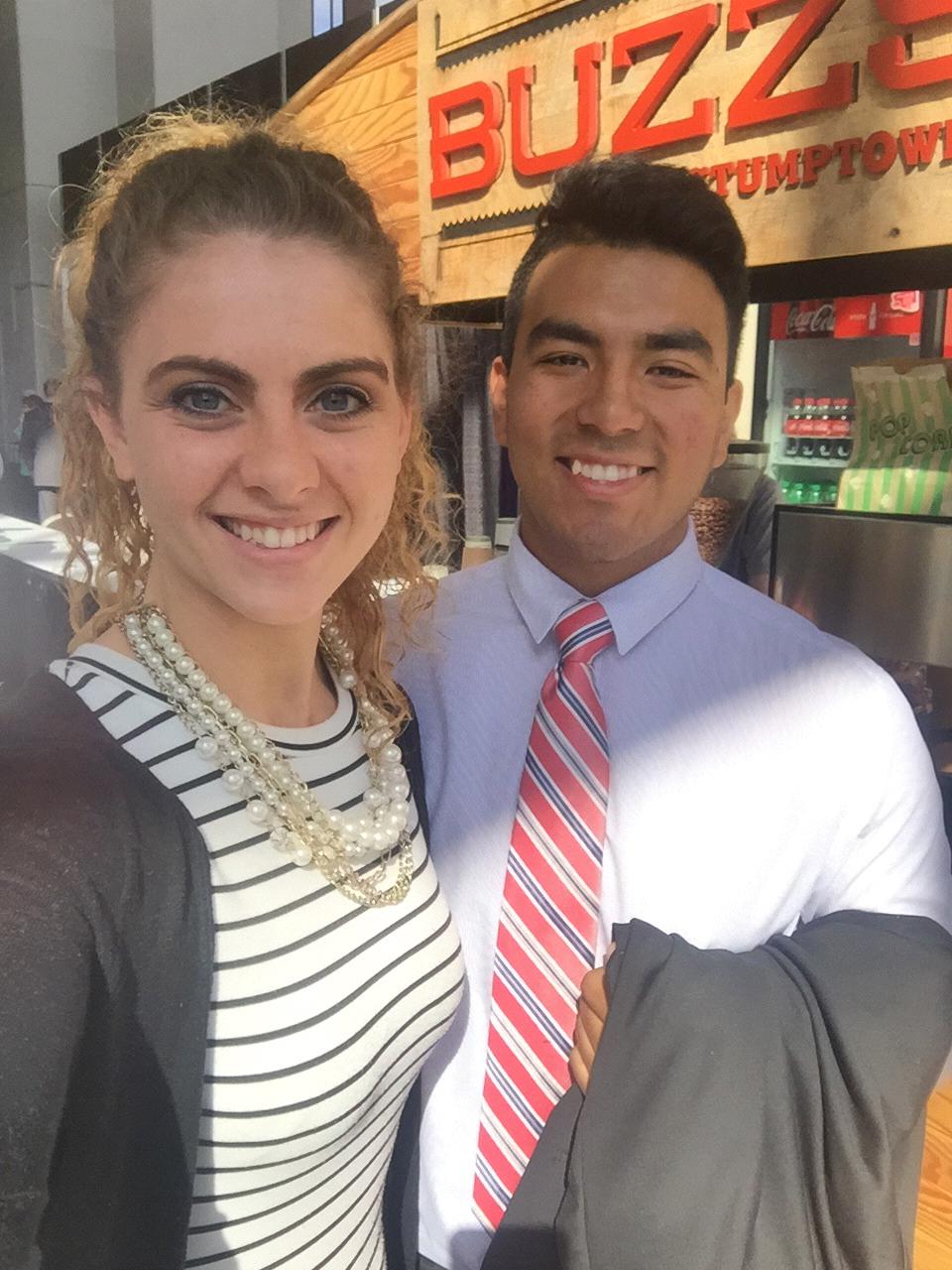 Getting Coffee at our Portland business event!