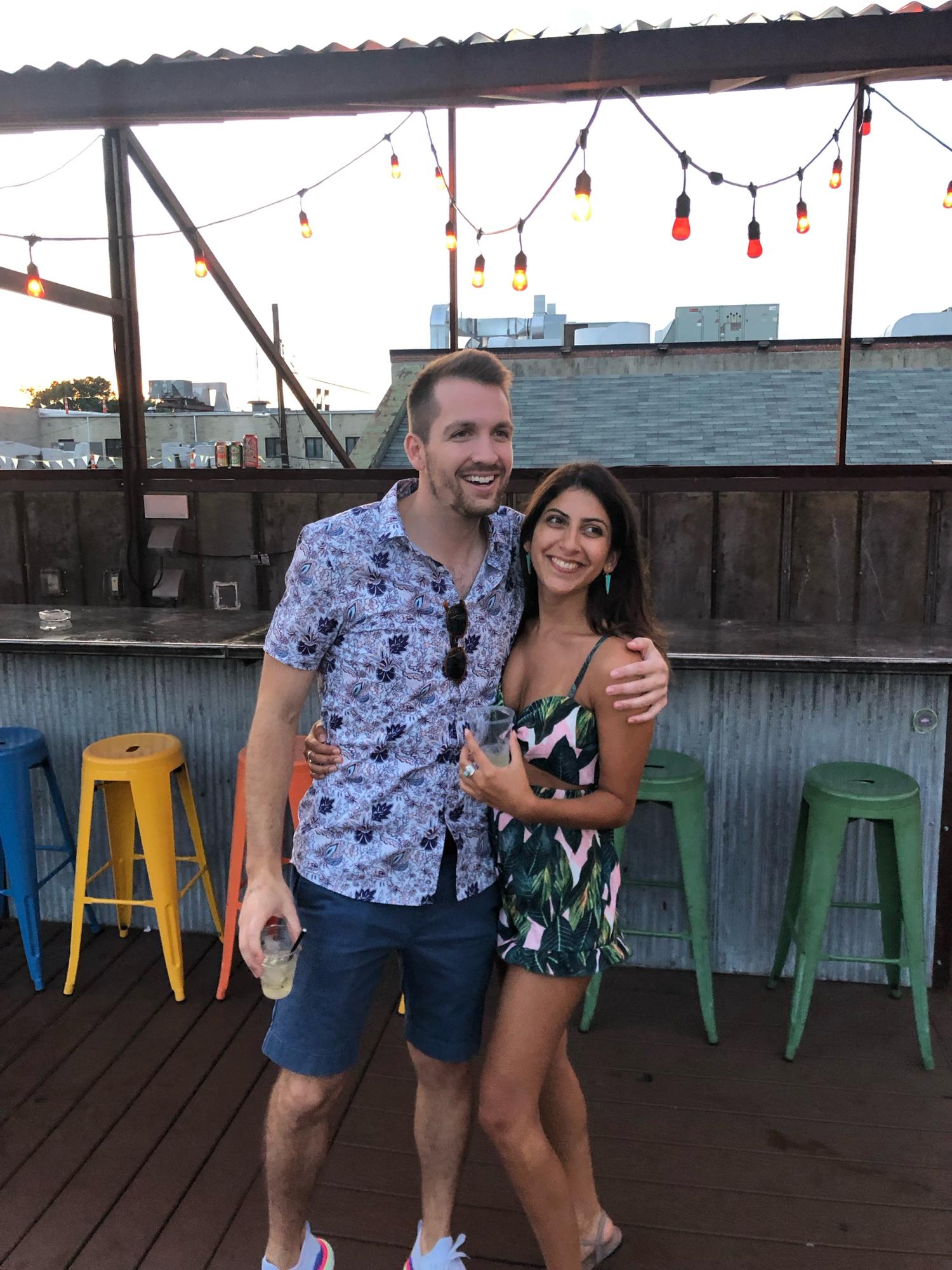 ...Soon after they started dating, Mihika had to come to terms with Braden's love of tropical prints & SSBDs (short-sleeve button-downs). A big change for this New York transplant.