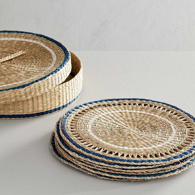 Woven Placemats & Holder Set