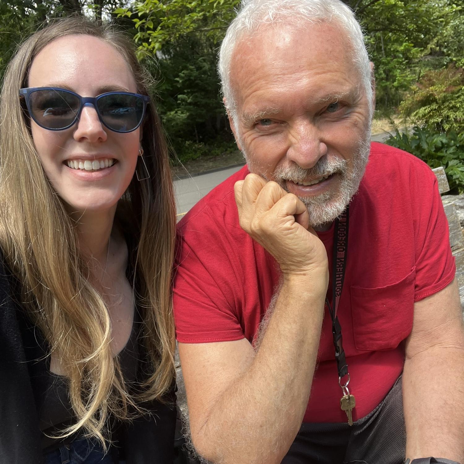 Rachel and her dad, Fred