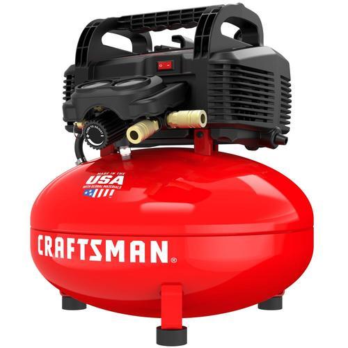CRAFTSMAN 6-Gallon Single Stage Portable Electric Pancake Air Compressor at Lowes.com