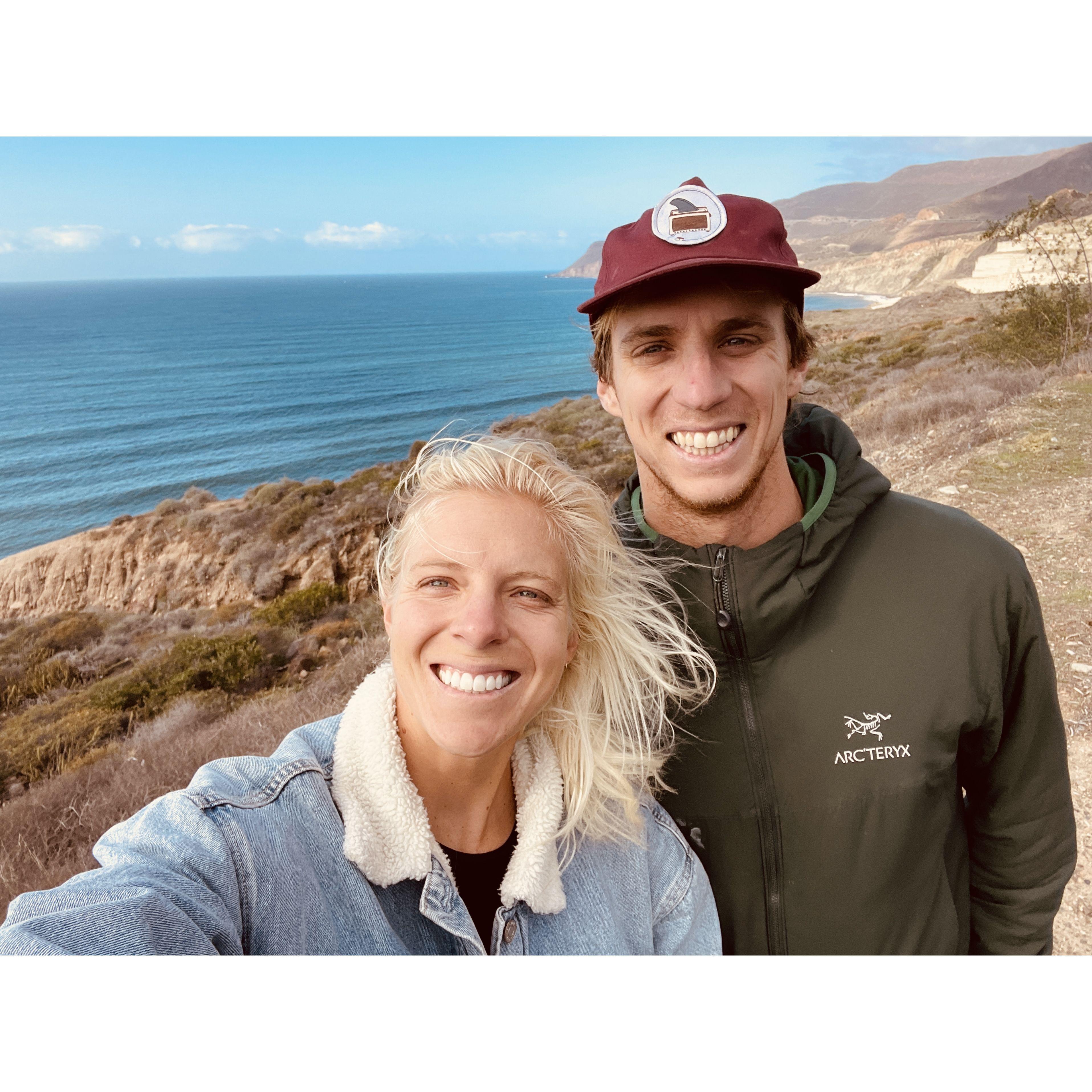 We spent New Years '22 off the grid in Baja, surfing and camping up and down the coast