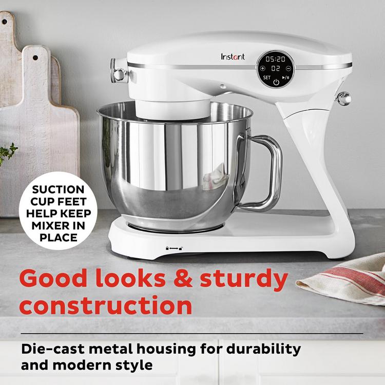 Hi Tek 7 qt Electric Stand Mixer - Includes Dough Hook, Whisk and Beater -  1 count box