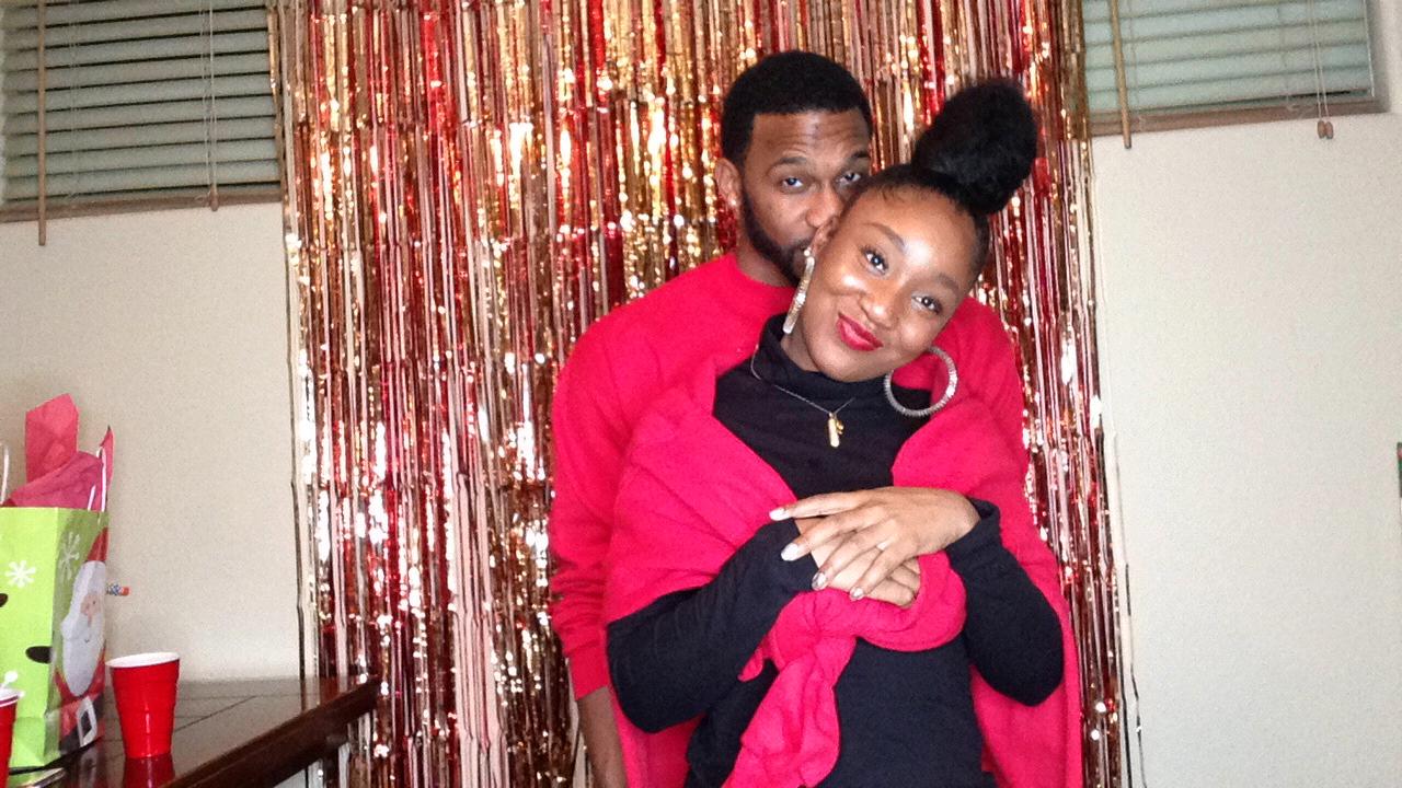 Throwing our first Christmas party together December 2018