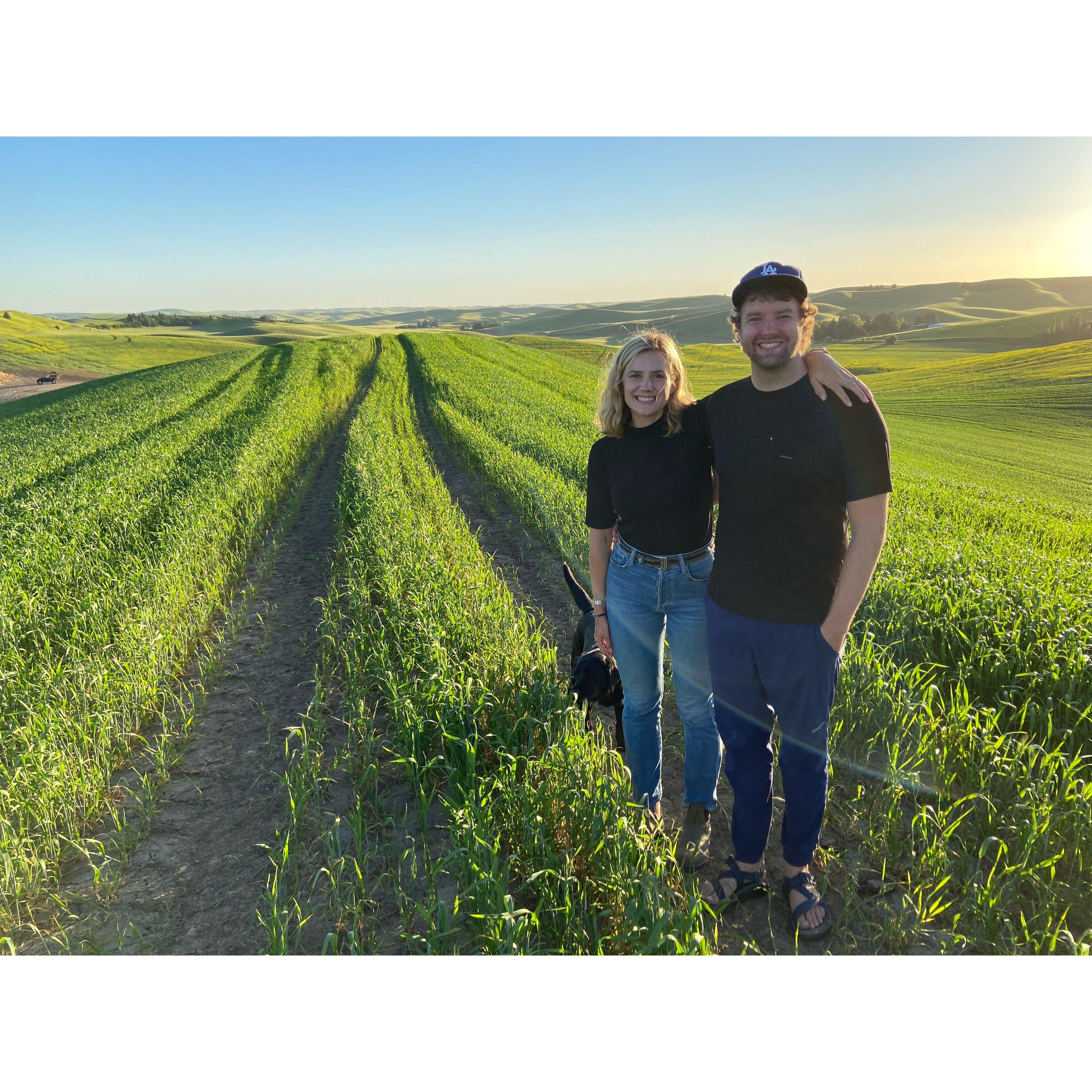 Caroline's first summer in Moscow, Idaho!