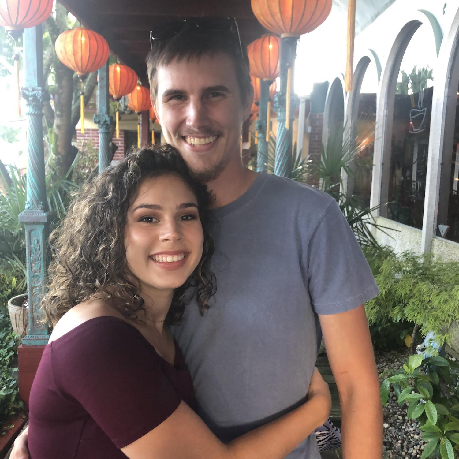 A picture at our favorite restaurant, if you’re ever in Wilmington you should definitely check out Indochine