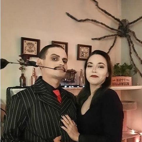 First Halloween party together, living out our alter egos. |
Primera fiesta de Halloween juntos, viviendo nuestros alter egos.