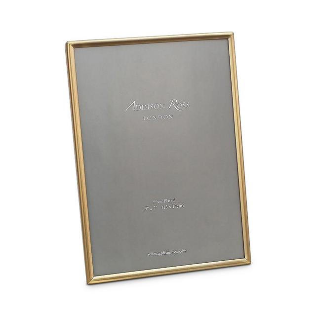 Addison Ross Thin Matte Gold Picture Frame, 5" x 7"