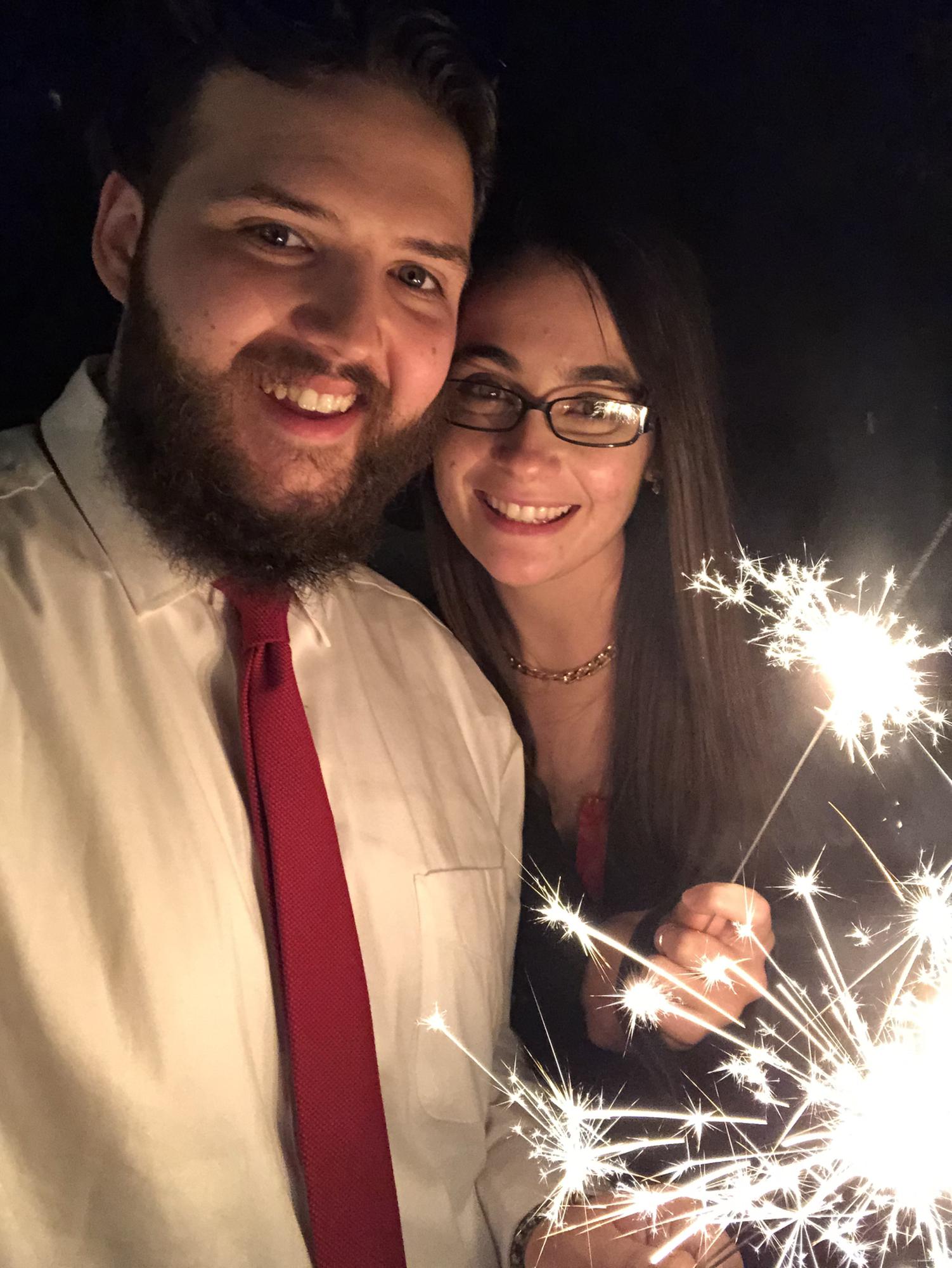 All the sparks are flying!