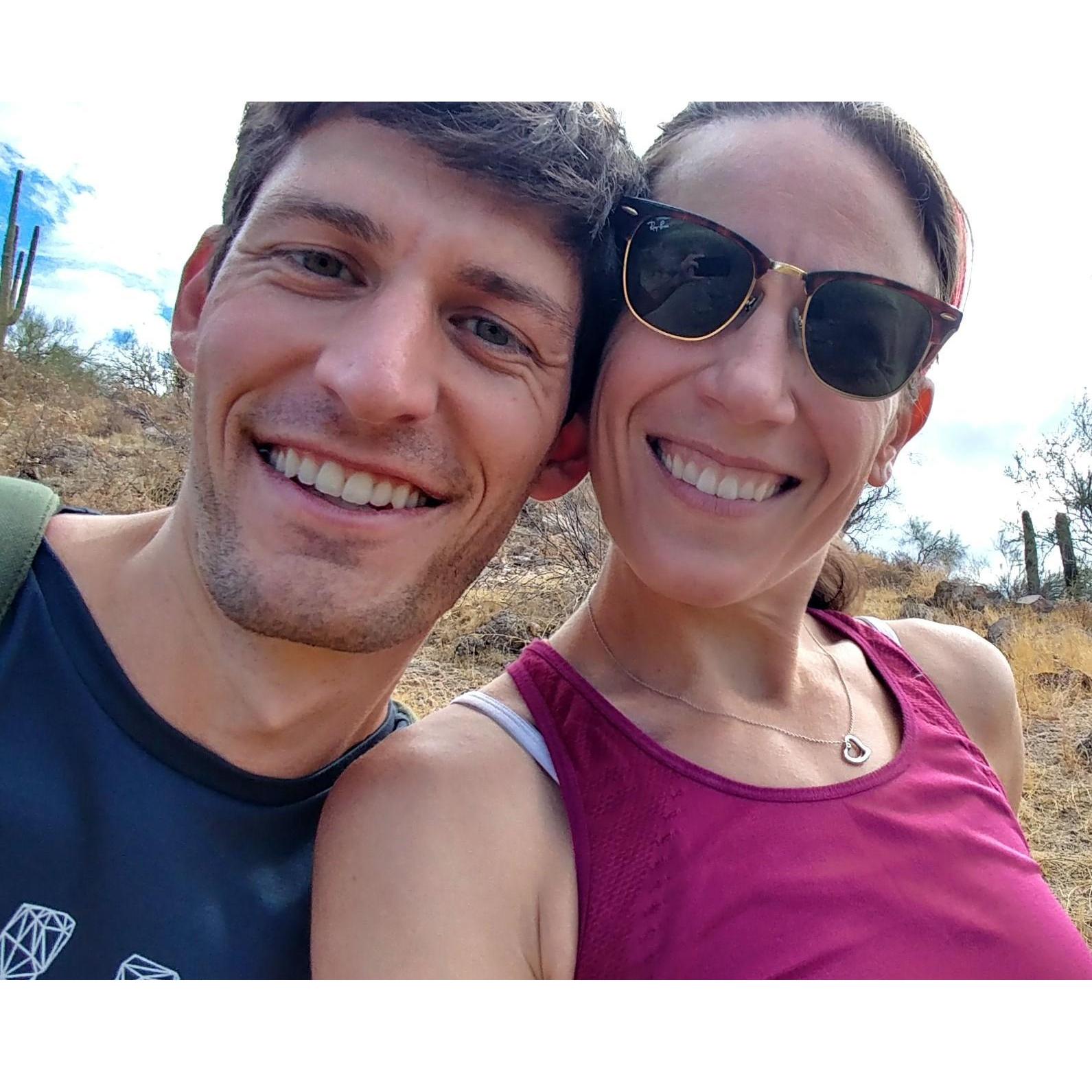 Arizona hike with Ryan's family