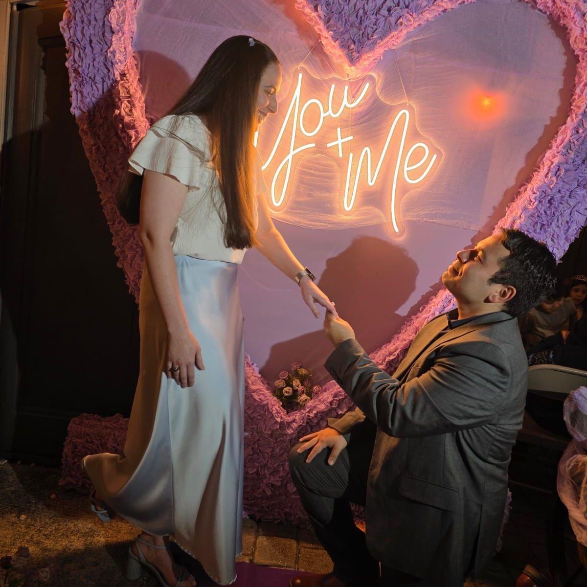 She said yes!