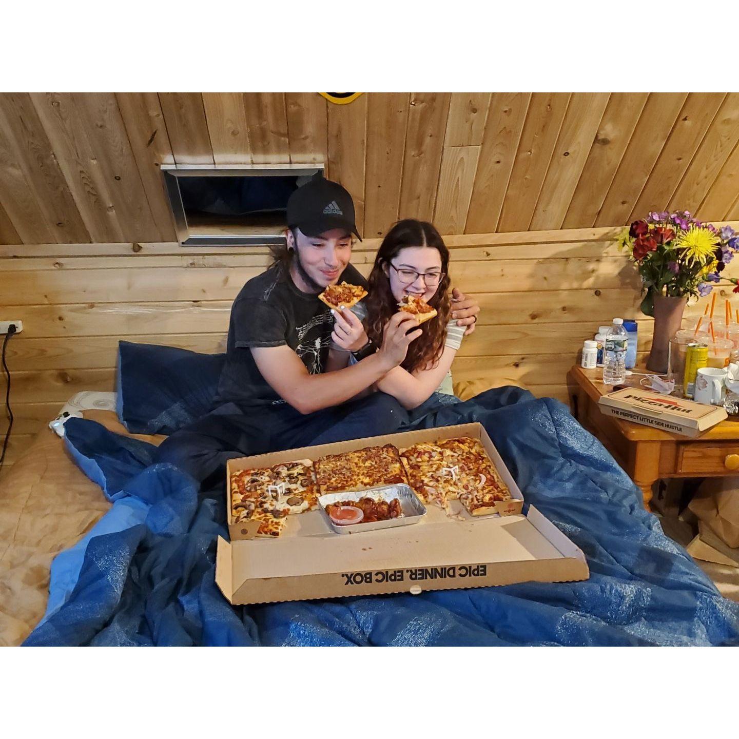 "celebrating" my high school graduation