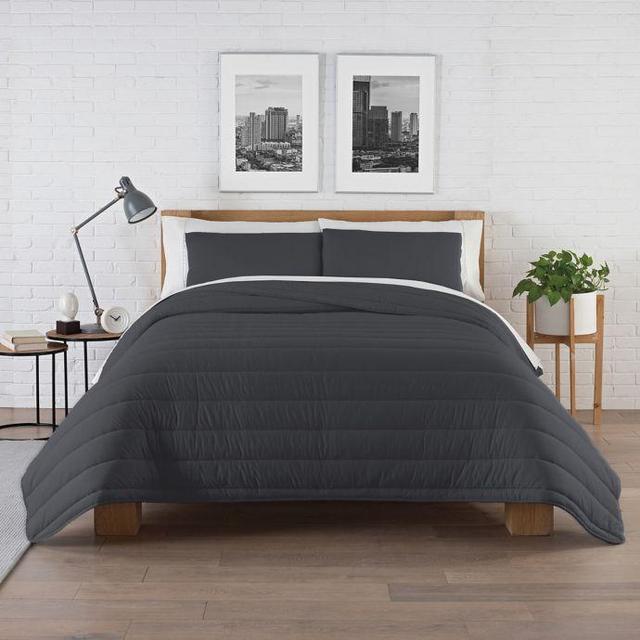 Pure Beech® Jersey King Comforter Set in Charcoal Grey