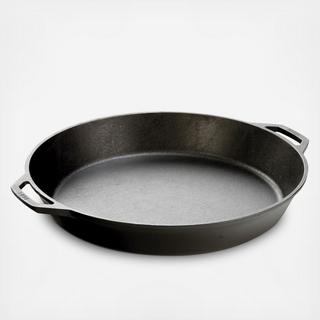 Double Loop Handle Cast Iron Skillet